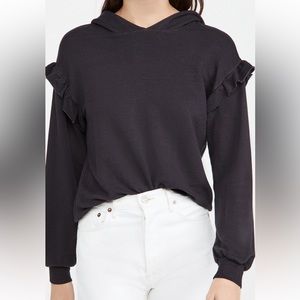 MONROW Ruffle Hoodie